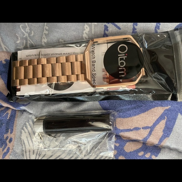 New Fitbit blaze accessory rose gold steel frame - Picture 3 of 3